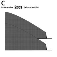 ผ้าม่านแผ่นกรองแสงติดรถยนต์ที่บังแดดหน้าต่างด้านข้างแบบสากลที่ป้องกันผ้าม่านรถยนต์ที่กันยุงตาข่ายบังแดดอุปกรณ์เสริมรถยนต์ม่านบังแดด