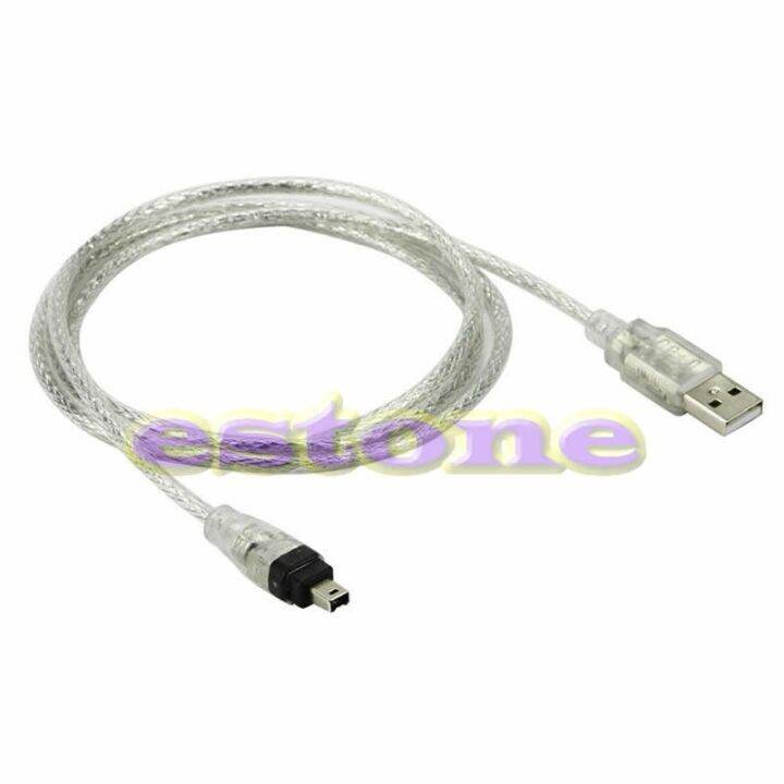 OOTDTY NEW 5ft USB To Firewire iEEE 1394 4 Pin iLink Adapter Cable High