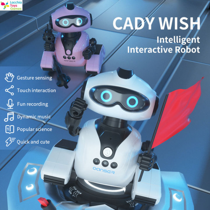 lt-พร้อมส่ง-ของขวัญหุ่นยนต์ที่ทนทานสำหรับเด็กหุ่นยนต์-rc-r22การเขียนโปรแกรมแบบอินเทอร์แอคทีฟการควบคุมท่าทางเพลงหุ่นยนต์-cod