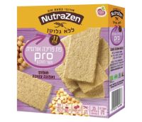 Glutten Free Chickpeas and Yellow Lentils Crackers Organic Pro NutraZen 100 gr - แครกเกอร์ถั่วชิกพีและถั่วเลนทิลเหลืองแบบกลูเตนออร์แกนิค โปร นูทราเซน 100 กรัม