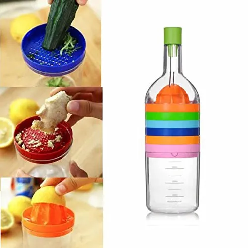 BIN 8 TOOLS - 8 in 1 Multipurpose Kitchen Tool Shaped Like Wine Bottle