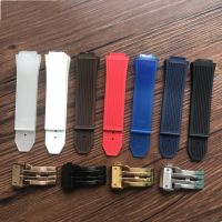 Suitable For Hengbao Rubber Watch Strap Male HUBLOT Big Bang Silicone Bracelet Transparent White 26x17MM