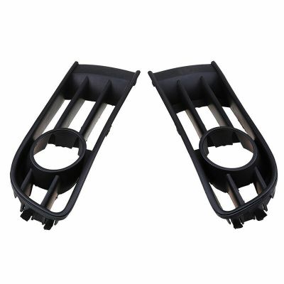 1 Pair Bumper Side Fog Light Lamp Grille Cover Bezel Fits for VW -Polo Typ 9N 2002-2005 6Q0853665A,6Q0854662,6Q0853666C