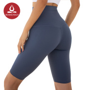 Moving Peach Legging Quần Bó Quần Lửng Bó Sát Quần Nỉ Cạp Cao 8 Màu ACB