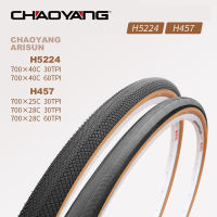 【COD】ยางจักรยาน ChaoYang 700 * 25C 28C 40C R สีเหลือง Edge จักรยานยาง700C ยาง H457 H5224จักรยานอุปกรณ์เสริมสีเหลืองขอบ