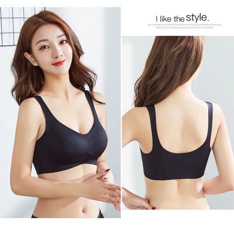 Wireless Push Up Bra Women Lightweight Without Steel Rings Breathable Solid  Comfortable Bra Sleeping Bras for Women