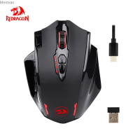 Redragon M913ลำโพงไร้สายเมาส์สำหรับเล่นเกมส์16ปุ่มตั้งโปรแกรมได้16000 DPI,ใช้ได้กับแล็ปท็อป Meimiao