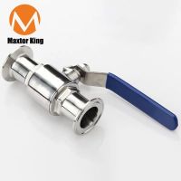 【Free-delivery】 Ittefaq Trading MK 3/4 "-1-1/4" 19/25/32/38Mm SS304สแตนเลส2-Way สุขาภิบาลวาล์ว Tri Clamp Ferrule ประเภทสำหรับไดอารี่ผลิตภัณฑ์