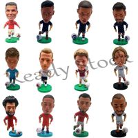 【hot sale】 ♨ B09 Soccerwe 7cm Height Soccer Player Star mini cartoon doll Manchester United Cristiano Ronaldo Real Madrid Benzema Modric Salah Kane Haaland Figures birthday Gift