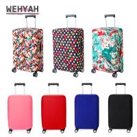 Wehyah Stretch Luggage Cover Suitcase Covers Travel Accessories Printed Striped Dust Cover 18-20 Protective Case Solid ZY133