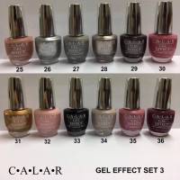 CALAR Gel Effect Set 3สีทาเล็บเจล แบบพิเศษไม่ต้องเข้าเครื่องอบ แห้งไว กลิ่นไม่ฉุน ( 1 Set/12 สี )