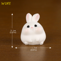 ?【Lowest price】WORE 2023 New Year Gift figurines Miniature การ์ตูนกระต่ายแนวนอนเครื่องประดับน่ารักกระต่ายกระต่ายกระต่ายโต๊ะทำงานตกแต่ง