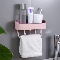 Shower Shelf Plastic Shelf Organizer Toilet Adhesive Decoration Storage Shelf Basket Corner Shampoo Bathroom Gel Bathroom V8p2