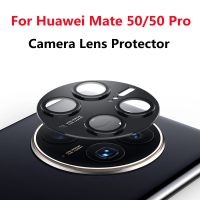 กระจก Tutup Lensa Kamera สำหรับกล้อง Mate 50 Pro ฝาครอบกันขีดข่วนเลนส์ติดฟิล์มปกป้องหน้าจอสำหรับ Mate50โปรแหวน50Pro