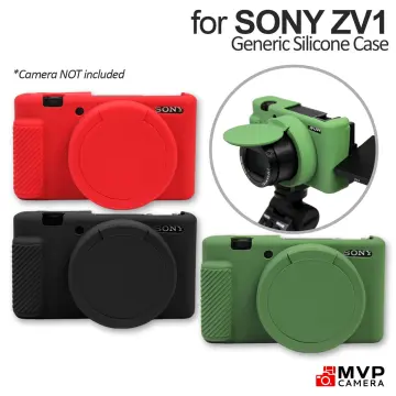 Soft Rubber Silicone Case For SONY ZV1 ZV-1 Protective Body Cover Skin  Camera