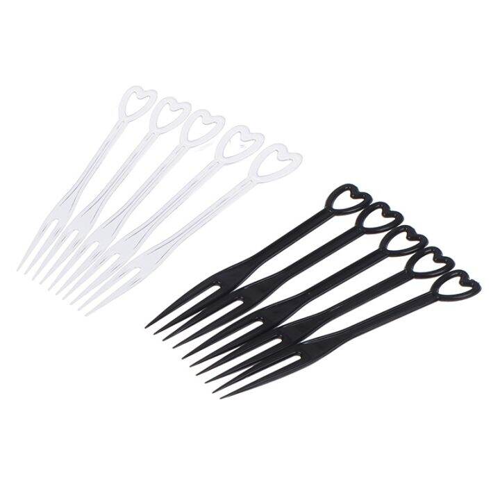 100pcs-home-dining-food-cake-fruit-fork-mini-fruit-fork-disposable-plastic-forks-for-party-bbq-sticks-picks-skewer-set