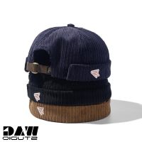 COD DSFGERRTYTRRE WAG Hat Ready Stock Vintage Corduroy Mikihat Sailor Cap Men Women Hip Hop Brimless Docker Hat Topi Kopiah Viral Lelaki Perempuan