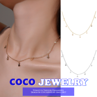 COCOJEWELRY สร้อยคอพู่ดาวผู้หญิงสร้อยคอแฟชั่นเกาหลีโช้คเกอร์สร้อยคอเครื่องประดับผู้หญิง