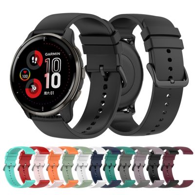 【CC】 Straps Venu 2 Silicone Watchband Vivoactive 4 3/Forerunner 55 158 245 255 Band