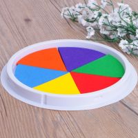 love* 6 Colors Ink Pad Stamp DIY Finger Painting Craft Cardmaking Large Round For Kids