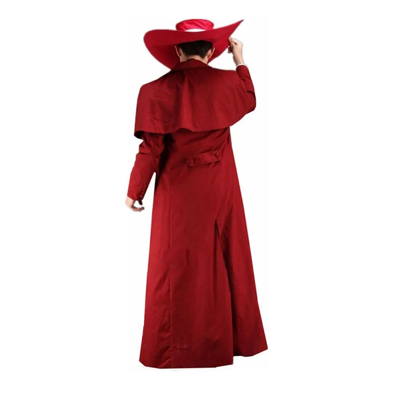 Anime Hellsing Alucard cosplay costume long cloak Jacket Suit for