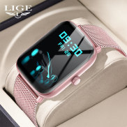 LIGE 2022 đồng hồ cho phụ nữ Đồng hồ thông minh Mới mẻ Vòng đeo tay đầy đủ