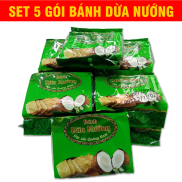 Set 5 gói bánh dừa nướng - Đặc sản Quảng Nam - bánh kẹo tết Super Mint