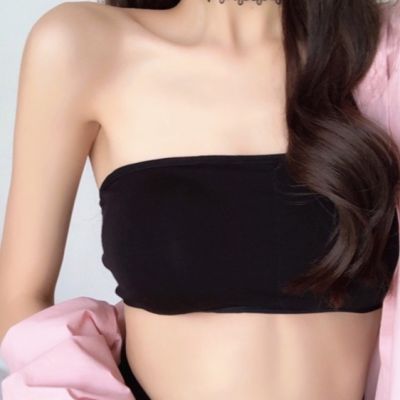 Xiaozhainv Shoulderless Removable chest pad The New