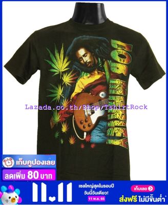 เสื้อวง BOB MARLEY บ็อบ มาร์เลย์ ไซส์ยุโรป เสื้อยืดวงดนตรีร็อค เสื้อร็อค  TDB6027 สินค้าในประเทศ