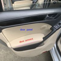 hot【DT】 Car-styling Door Panel / Lid Armrest Leather Trim Cover 6 MK6 2010 2011 2012 2013