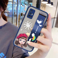 UCUC เคสโทรศัพท์เคสสำหรับ VivoV17การ์ตูนหมวกแดงเด็กหญิง SกันกระแทกFrostedกลับSoft Edge Fullฝาครอบเลนส์ป้องกันเลนส์Ultra Thin (สายรัดข้อมือ) เคสโทรศัพท์