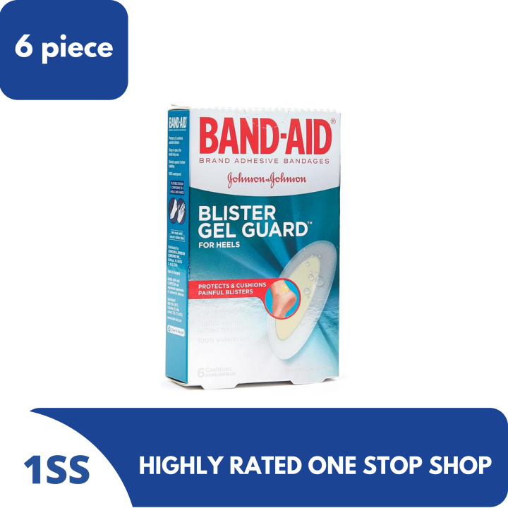 BandAid Blister Gel Guard for Heels Bandage, 6 pcs Lazada PH