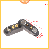 Aleaty? 1คู่แม่เหล็ก Pogo Pin Connector 2P 3P 4P pogopin 2.5mm ชายหญิงฤดูใบไม้ผลิโหลด DC Power Socket