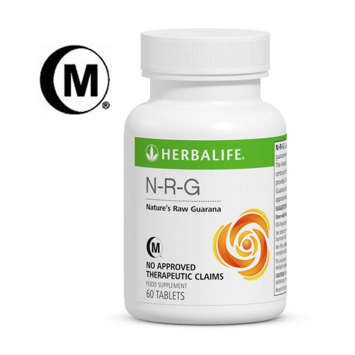 Herbalife NRG Nature's Raw Guarana (60 Tablets for Mental Alertness