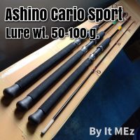 ของแท้ ราคาถูก ❗❗ คันเบ็ดตกปลา คันหน้าดิน Ashino Cario Sport เหมาะกับตกหน้าดินธรรมชาติ ตามบ่อตกปลา วัสดุคันไฟเบอร์ด้ามยาง Spinning