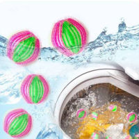 6Pcs กำจัดขนซักรีด Ball เสื้อผ้า Personal Care Hair Ball เครื่องซักผ้าทำความสะอาด Ball Grabs Fuzz Hair Magic