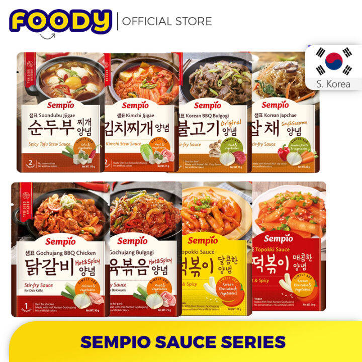 Korea Sempio Topokki / Gochujang / Kimchi Jjigae / Soondubu Jjigae