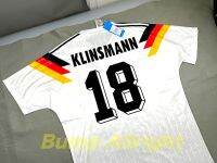 Retro : เสื้อบอลย้อนยุค Vintage ทีมชาติ เยอรมัน German 1990 พร้อม 18 KILNSMANN สุดคลาสสิค !!