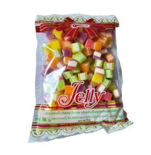 เยลลี่ควีน-เยลลี่ผลไม้-jelly-ขนาด-500-กรัม-เยลลี่ตกแต่งเค้ก-เยลลี่แต่งขนม-ตราควีน