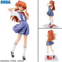 Model โมเดล งานแท้ 100% Sega Neon Genesis Evangelion อีวานเกเลียน มหาสงครามวันพิพากษา Soryu Asuka Langley โซริว อาสึกะ แลงเลย์ ชุดนักเรียน Ver Original from Japan ฟิกเกอร์