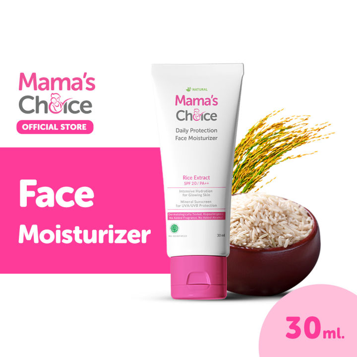 Mama'S Choice มอยเจอร์ไรเซอร์ ครีมกันแดด (Mineral Sunscreen) บำรุงผิวหน้า  ปลอดภัยสำหรับคนท้อง - Moisturizer | Lazada.Co.Th
