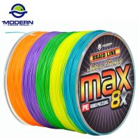 [HOT LIAXLLWISAAZH 534] 500M โมเดิร์นสายตกปลาถัก MAX Series Japan Multicolor 10M 1สี Mulifilament PE เชือกตกปลา8 Strands สายถัก