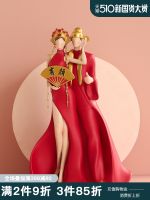 ∋▲◎ Chinese style creative national tide home furnishings for girlfriends wedding gifts for the newlyweds new wedding products