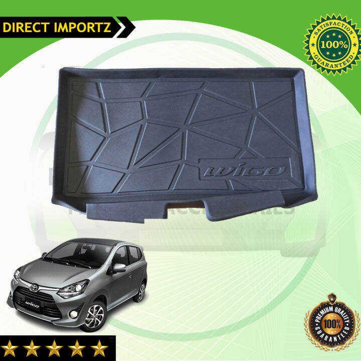 Toyota Wigo 2017 to 2023 PREMIUM Rear Trunk Tray or Cargo Tray With
