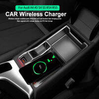 สำหรับ Audi B9 A5 S4 S5 2017-2021รถ Wireless Charger Fast Charge เครื่องชาร์จศัพท์มือถือ