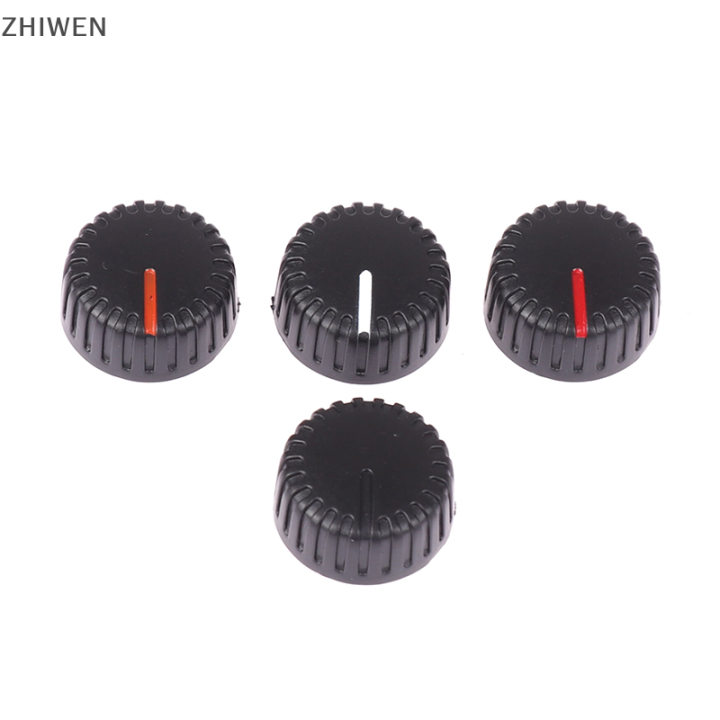 zhiwen-1ชิ้นฝาพลาสติกสีดำ21-19มม-โพเทนชิโอมิเตอร์สวิทช์ลูกบิดพลัมเพลา6มม