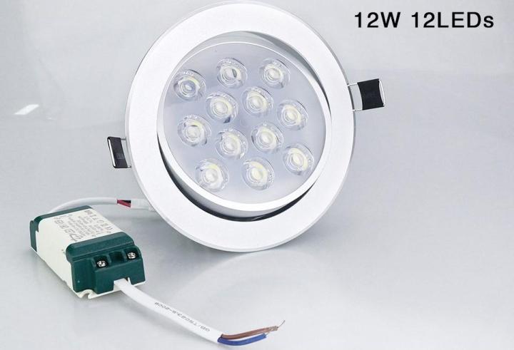 สุดคุ้มเกินราคา-led-downlight-12w-โคมดาวน์ไลท์-โคมไฟฝังฝ้า