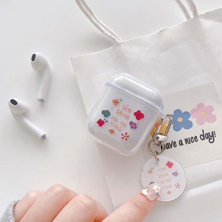cute-fresh-flower-earphone-case-for-airpods-1-2-pro-case-transparent-tpu-air-pods-3-bluetooth-earphone-charging-box-with-keyring-headphones-accessorie