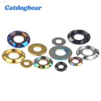 ❍○❆ Catdogbear Titanium Washers M5 M6 M8 M10 Step Gasket For Bicycle Motor Bike