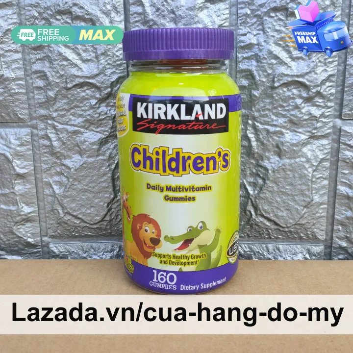 Kẹo Hỗ Trợ Bổ Sung Vitamin Cho Bé Kirkland Children’s Multivitamin Gummies 160 viên - Children - Cửa Hàng Đồ Mỹ